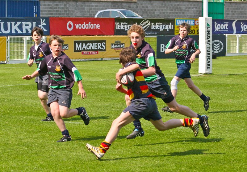 Brewin Dolphin U13 Cup Final between Monaghan & Lurgan. Ravenhill April 30th 2011 (35).jpg